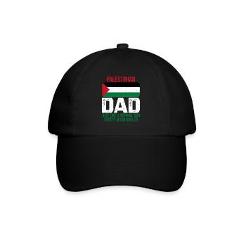 Palestinian Dad drapeau palestine pour la fête des pères - Casquette classique - noir/noir - Devant