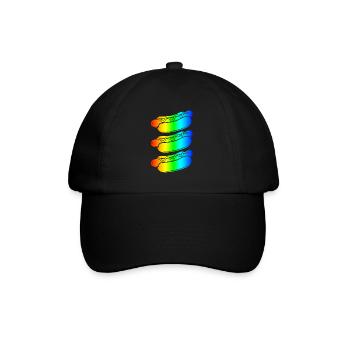 LGBT - Baseballkappe - Schwarz/Schwarz - Vorne