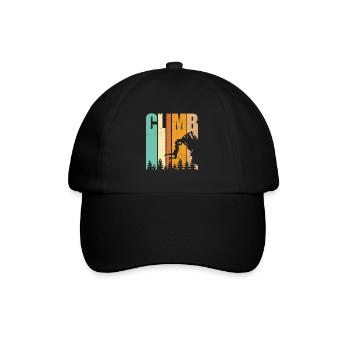 Gift Climber Boulderers climbing bouldering - Baseball Cap - black/black - Front