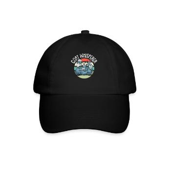 Chèvre ferme chèvres agneau chuchoteur cadeau - Casquette classique - noir/noir - Devant