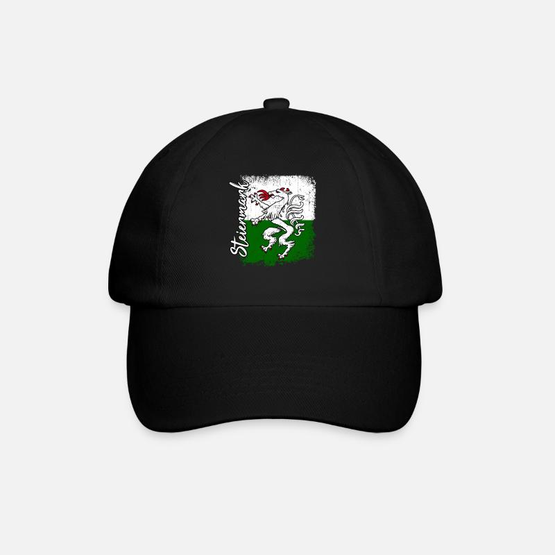 Steiermark - Baseballkappe - Schwarz/Schwarz