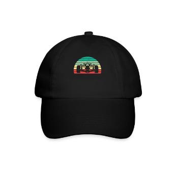 Race race track car racing Grandprix Motorsport - Baseball Cap - black/black - Front