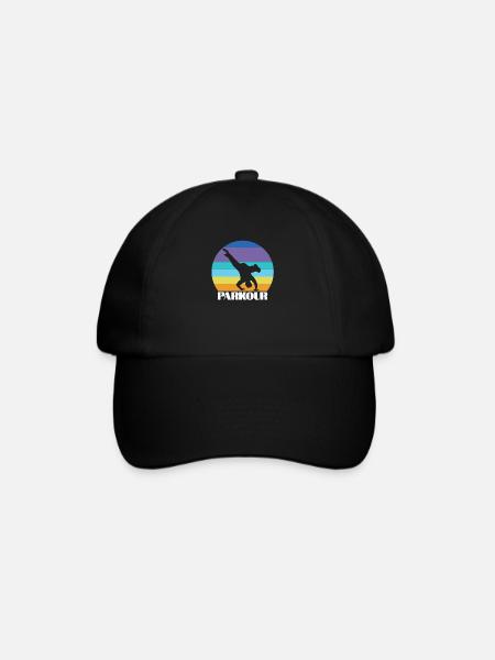 Gymnastics Parkour Sports Freerunning - Baseball Cap - black/black