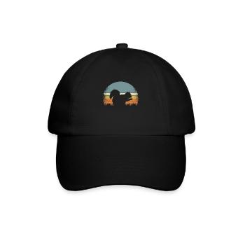 Eichhörnchen Nagetiere Streifenhörnchen - Baseballkappe - Schwarz/Schwarz - Vorne