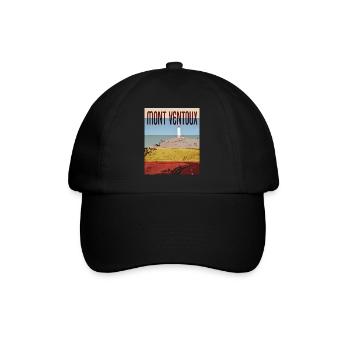 Mont Ventoux Cycliste Montagne Alpes France - Casquette classique - noir/noir - Devant