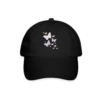 Papillon Papillon Animal Couleur colorée - Casquette classique - noir/noir - Devant