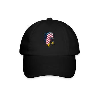 American Flag I Welding Helmet I Welder - Baseball Cap - black/black - Front