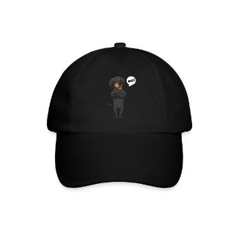 Sturer Slovenský kopov Hund - Baseballkappe - Schwarz/Schwarz - Vorne