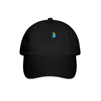 Le concombre dans la poche poitrine cadeau - Casquette classique - noir/noir - Devant