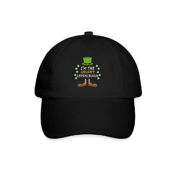 Grumpy St Patrick's Day Ireland Oufit Gift - Baseball Cap - black/black - Front