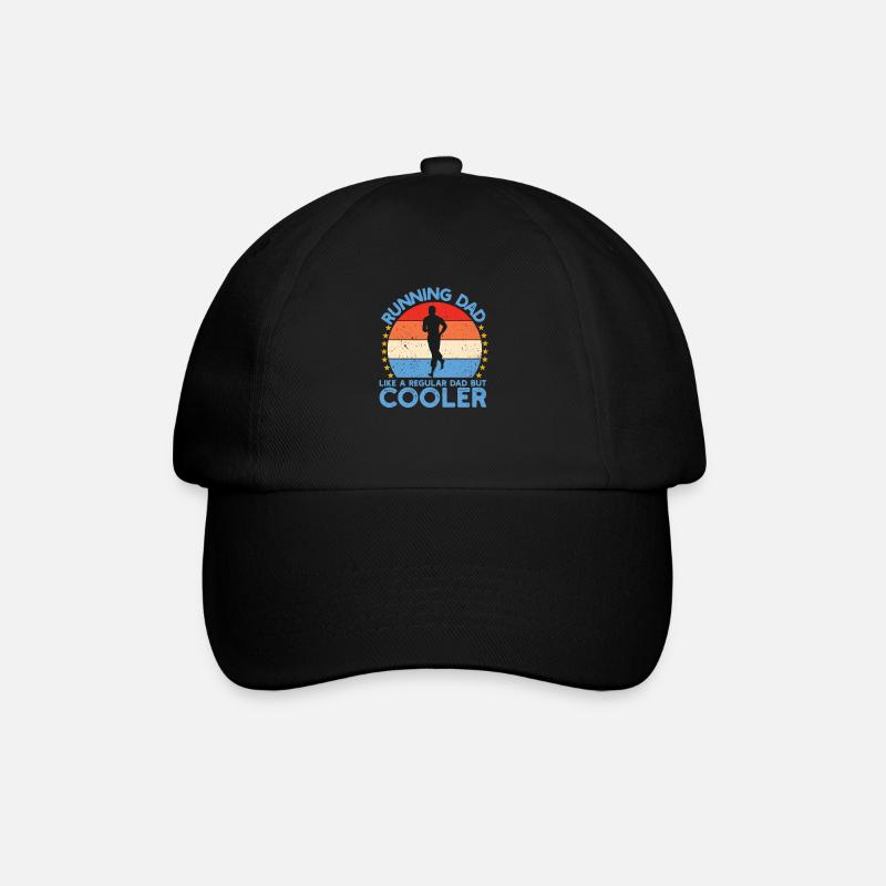 Running dad endurance - Casquette classique - noir/noir
