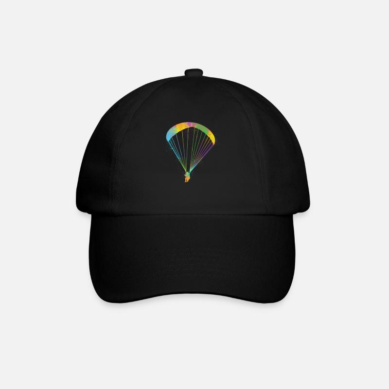 Paragliding Paragliding Paragliding Paragliding - Baseball Cap - black/black