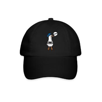 Stubborn Seagull Mediterranean Gull Seagulls North Sea - Baseball Cap - black/black - Front