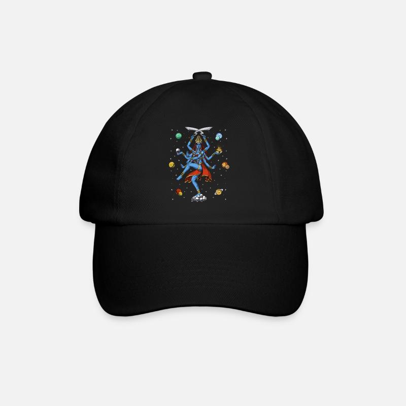Kali Hindu Göttin - Baseballkappe - Schwarz/Schwarz