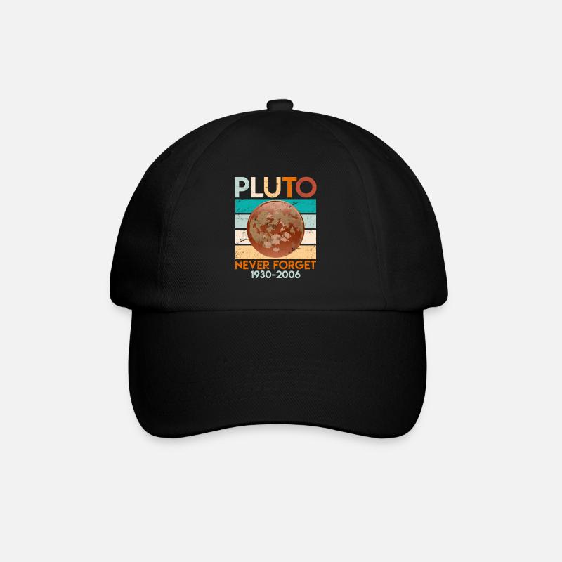 Pluton Never Forget 1930-2006 Planète naine - Casquette classique - noir/noir