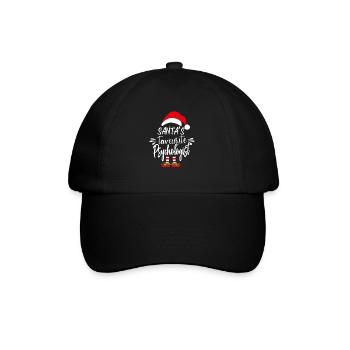 Le psychologue préféré du Père Noël - Casquette classique - noir/noir - Devant