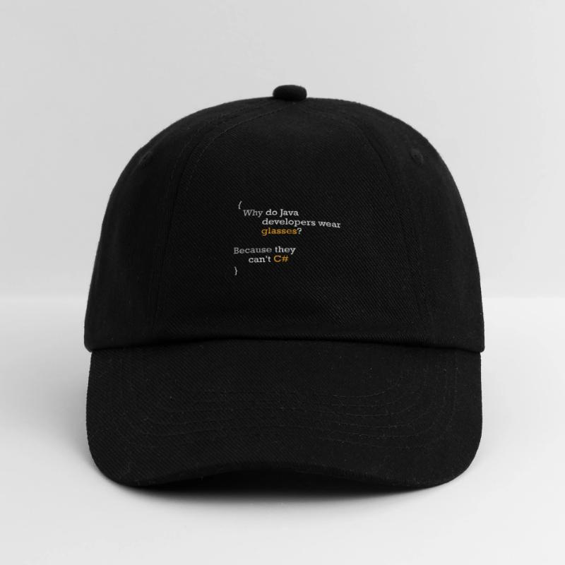 C# Code Joke Programmer Hacker C Sharp Coder Baseball Cap