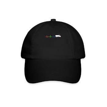 TRUCK HOMOSEXUAL - Baseballkappe - Schwarz/Schwarz - Vorne