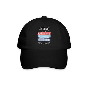 Frederic l'homme le mythe la légende - Casquette classique - noir/noir - Devant