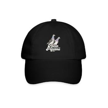Pigeon Bird Pigeon Breeder Pigeon Fancier Gift - Baseball Cap - black/black - Front