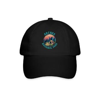 États-Unis États-Unis Parc national - Casquette classique - noir/noir - Devant
