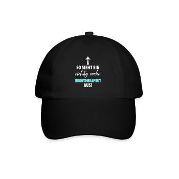 ERGOTHERAPEUT ERGOTHERAPIE - Baseballkappe - Schwarz/Schwarz - Vorne