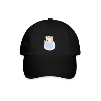 Marsupium Baby Teddy Bear - Baseball Cap - black/black - Front