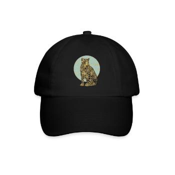 Leopard - Baseball Cap - black/black - Front