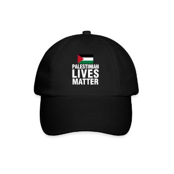 Palestinian Lives Matter Fun Gift - Baseball Cap - black/black - Front