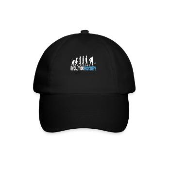 Evolution Hockey - Baseballkappe - Schwarz/Schwarz - Vorne