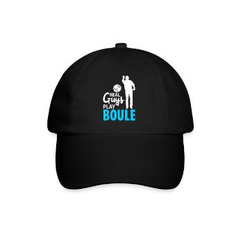 Pétanque Pétanque Pétanque Pétanque Hommes Hommes Garçons - Casquette classique - noir/noir - Devant
