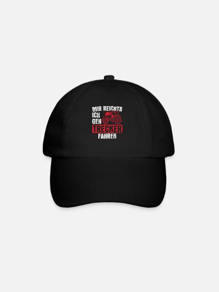 Mir Reichts Ich Geh Trecker Fahren Bauer Traktor - Baseballkappe - Schwarz/Schwarz