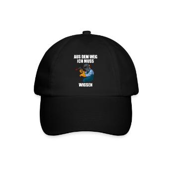 Aus dem Weg ich muss Wigsen Schweißer Geschenk - Baseballkappe - Schwarz/Schwarz - Vorne