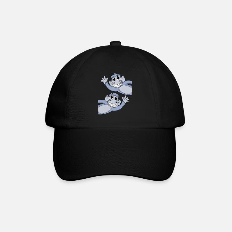 Singes singes - Casquette classique - noir/noir