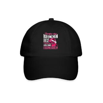 Frauen Feuerwehrfrau Feuerwehr - Baseballkappe - Schwarz/Schwarz - Vorne