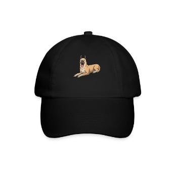 Laekenois Dog Belgian Shepherd - Baseball Cap - black/black - Front