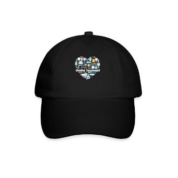 Hygiénistes dentaires Hygiénistes dentaires Hygiène buccale - Casquette classique - noir/noir - Devant