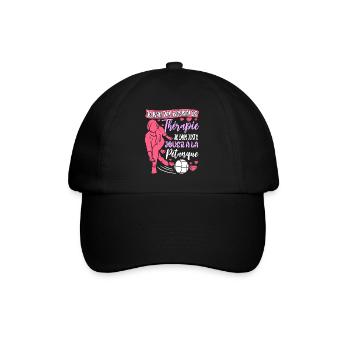 Pétanque Boules Tireur Pointeur Pétanque Joueur - Casquette classique - noir/noir - Devant