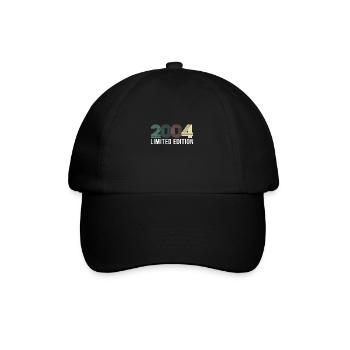 Vintage Limited Edition 2004 Geburtstag Geburtsjah - Baseballkappe - Schwarz/Schwarz - Vorne