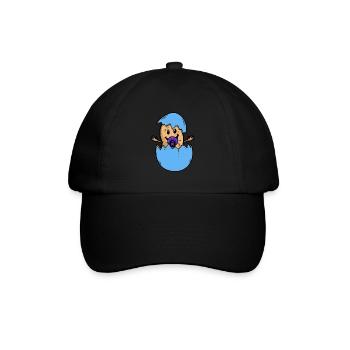 Coquille d’arachide naissance bébé éclosion oeuf - Casquette classique - noir/noir - Devant
