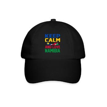 Namibia - Baseballkappe - Schwarz/Schwarz - Vorne