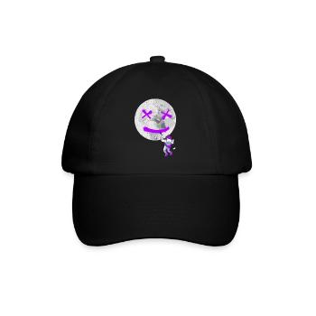 Graffiti Astronaut Spray Paint Street Art Drawing - Baseball Cap - black/black - Front