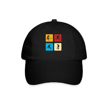 Stunt Scooter - Baseball Cap - black/black - Front