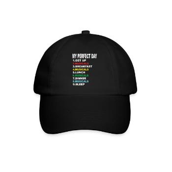 Mes comédies musicales Du jour parfait - Casquette classique - noir/noir - Devant