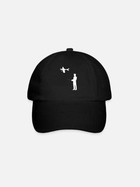 Modèle d’avion RC Volant Rétro Vintage Cadeau - Casquette classique - noir/noir