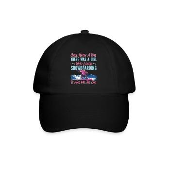 Snowboard Snowboard Girl Une fois - Casquette classique - noir/noir - Devant