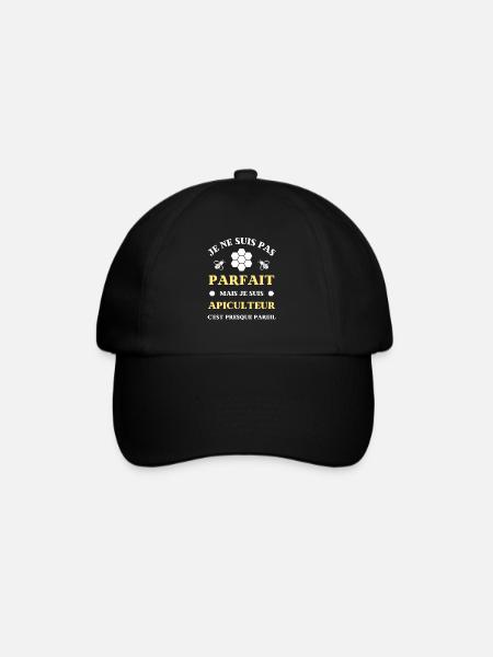 apiculteur parfait humour apiculture homme abeille - Casquette classique - noir/noir
