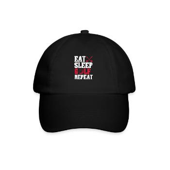 Golf Golfer Golf Club Golf Ball Cadeau - Casquette classique - noir/noir - Devant