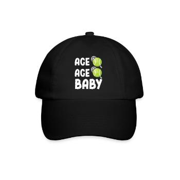 Ace Ace Baby Tennis Dicton - Casquette classique - noir/noir - Devant