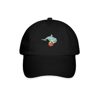 Dolphin Basketteur Basketteur - Casquette classique - noir/noir - Devant